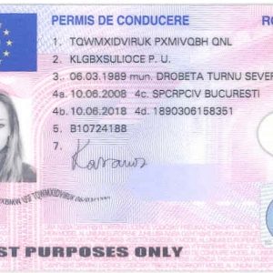 řidičský průkaz B